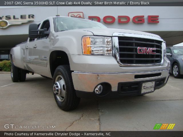 2007 GMC Sierra 3500HD SLT Crew Cab 4x4 Dually in Silver Birch Metallic