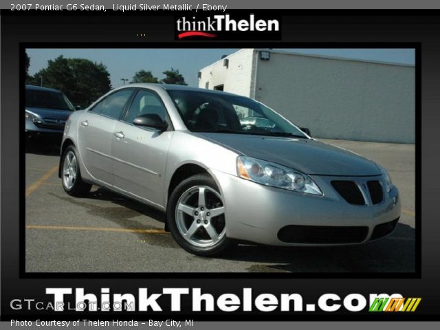 2007 Pontiac G6 Sedan in Liquid Silver Metallic