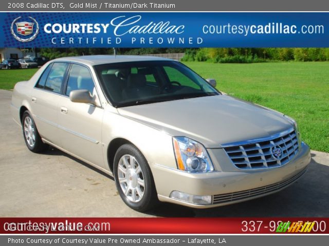 2008 Cadillac DTS  in Gold Mist