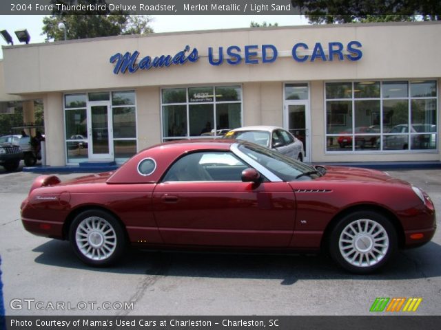 2004 Ford Thunderbird Deluxe Roadster in Merlot Metallic
