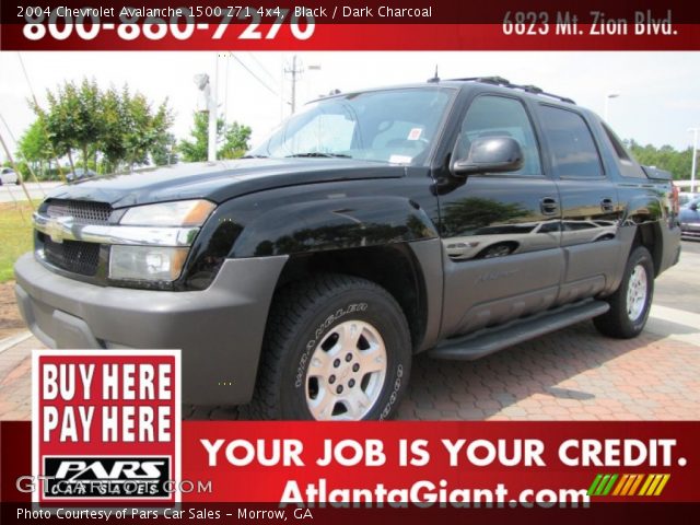 2004 Chevrolet Avalanche 1500 Z71 4x4 in Black