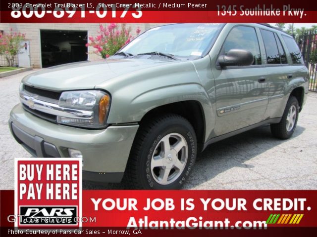 2003 Chevrolet TrailBlazer LS in Silver Green Metallic