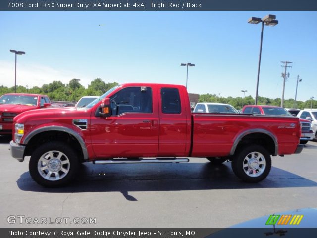2008 Ford F350 Super Duty FX4 SuperCab 4x4 in Bright Red