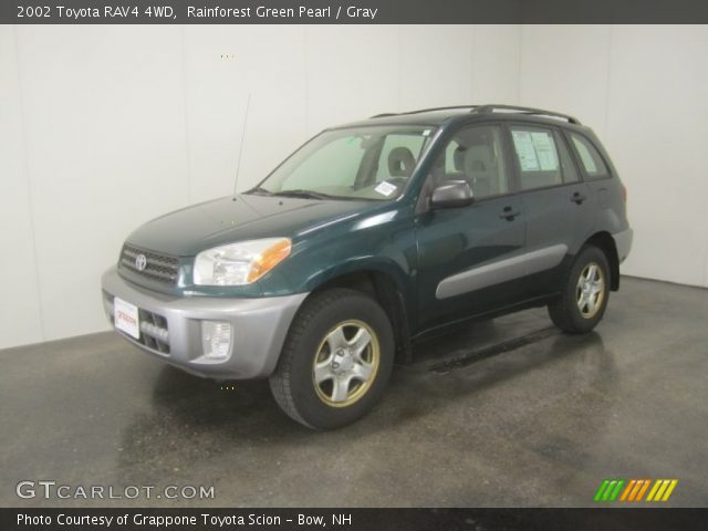 2002 Toyota RAV4 4WD in Rainforest Green Pearl