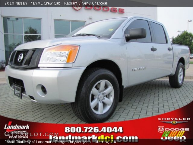 2010 Nissan Titan XE Crew Cab in Radiant Silver