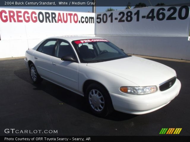 2004 Buick Century Standard in White