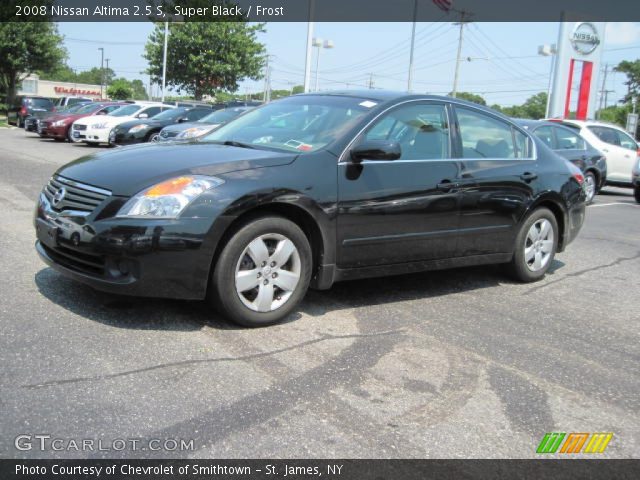2008 Nissan Altima 2.5 S in Super Black