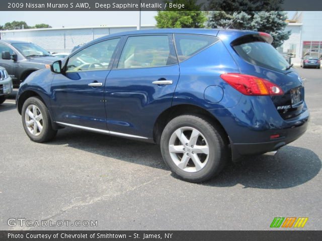 2009 Nissan Murano S AWD in Deep Sapphire Metallic