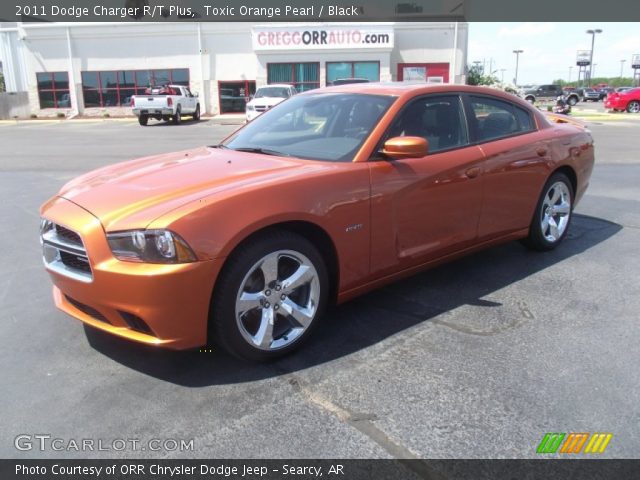 2011 Dodge Charger R/T Plus in Toxic Orange Pearl