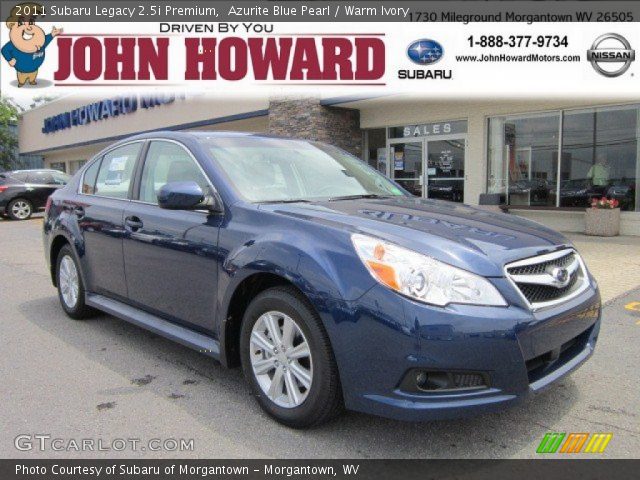 2011 Subaru Legacy 2.5i Premium in Azurite Blue Pearl