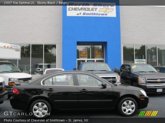 2007 Kia Optima LX in Ebony Black