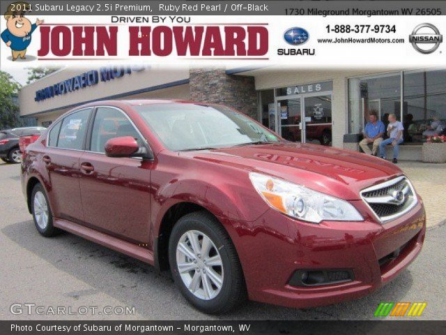 2011 Subaru Legacy 2.5i Premium in Ruby Red Pearl