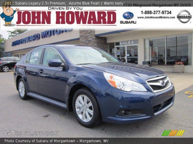 2011 Subaru Legacy 2.5i Premium in Azurite Blue Pearl