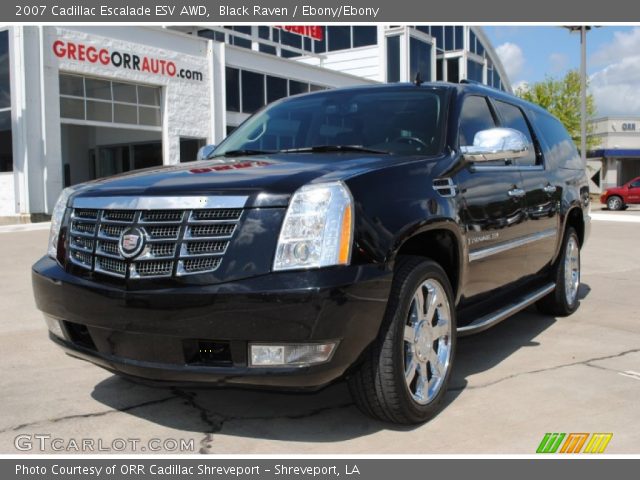 2007 Cadillac Escalade ESV AWD in Black Raven
