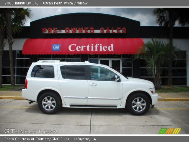 2005 Infiniti QX 56 in Tuscan Pearl White