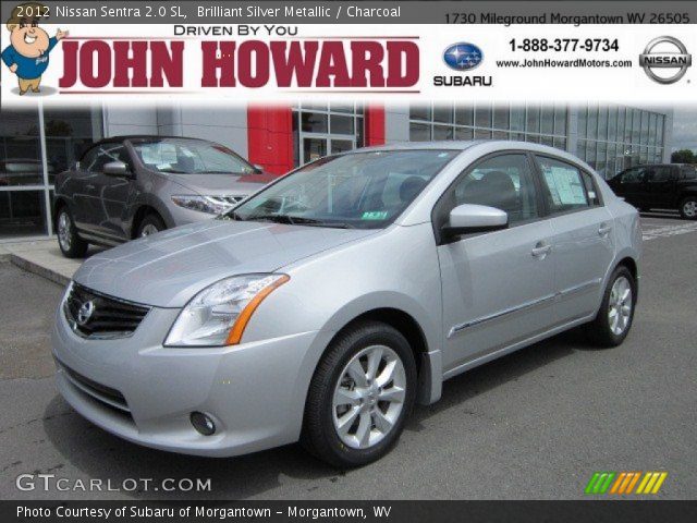 2012 Nissan Sentra 2.0 SL in Brilliant Silver Metallic