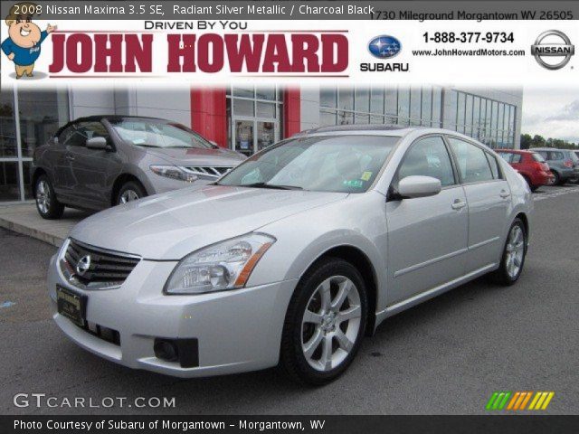 2008 Nissan Maxima 3.5 SE in Radiant Silver Metallic