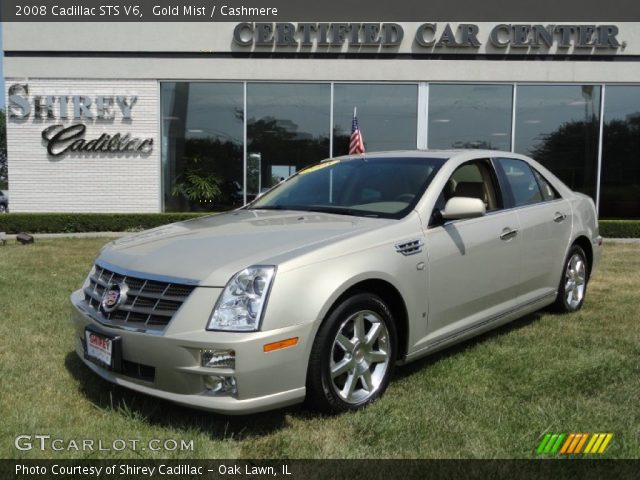 2008 Cadillac STS V6 in Gold Mist