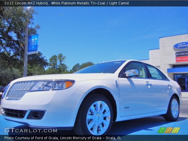 2012 Lincoln MKZ Hybrid in White Platinum Metallic Tri-Coat