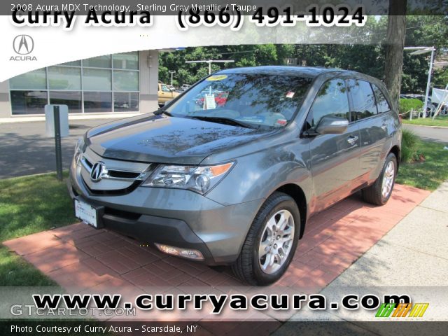 2008 Acura MDX Technology in Sterling Gray Metallic