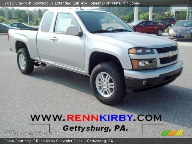 2012 Chevrolet Colorado LT Extended Cab 4x4 in Sheer Silver Metallic
