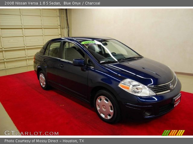 2008 Nissan Versa 1.8 S Sedan in Blue Onyx