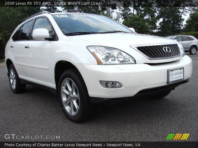 2008 Lexus RX 350 AWD in Crystal White