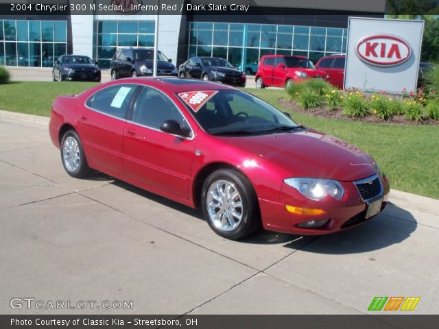2004 Chrysler 300 M Sedan in Inferno Red