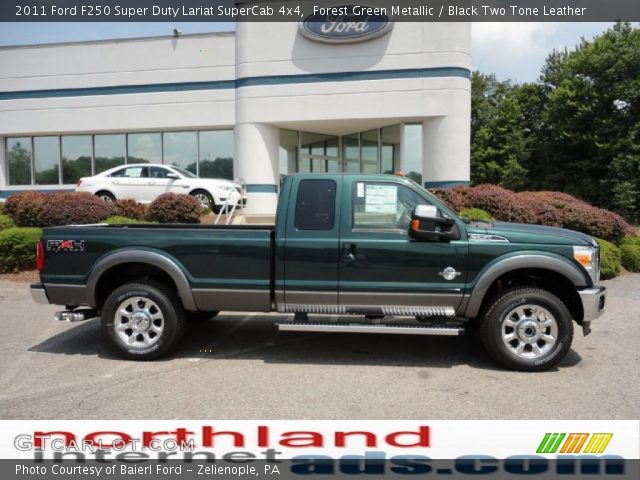2011 Ford F250 Super Duty Lariat SuperCab 4x4 in Forest Green Metallic