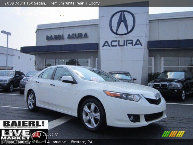 2009 Acura TSX Sedan in Premium White Pearl