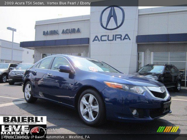 2009 Acura TSX Sedan in Vortex Blue Pearl