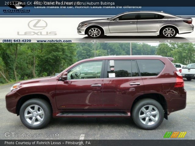2011 Lexus GX 460 in Claret Red Pearl