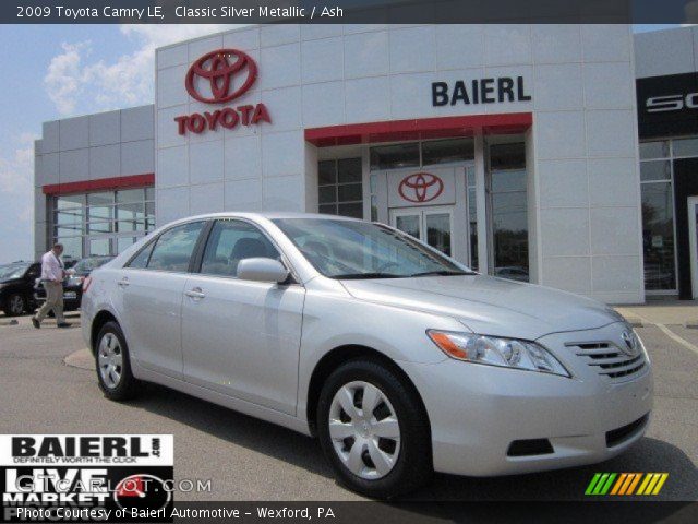 2009 Toyota Camry LE in Classic Silver Metallic