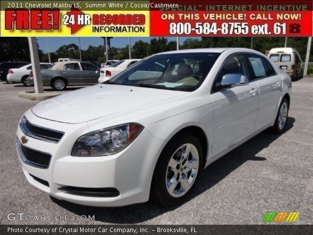 2011 Chevrolet Malibu LS in Summit White