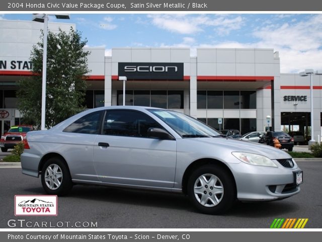 2004 Honda Civic Value Package Coupe in Satin Silver Metallic