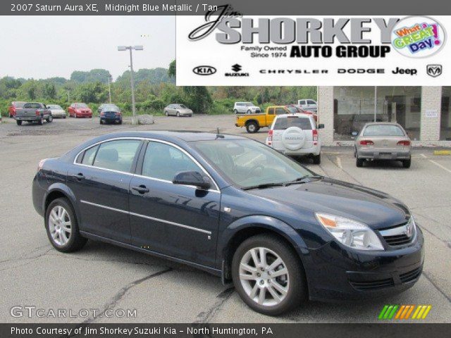 2007 Saturn Aura XE in Midnight Blue Metallic