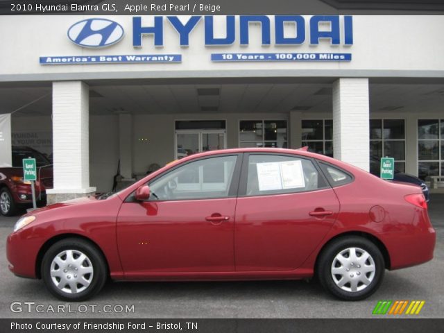 2010 Hyundai Elantra GLS in Apple Red Pearl