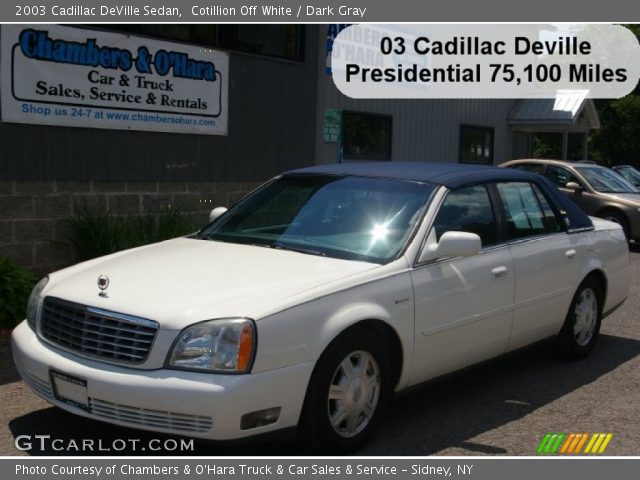 2003 Cadillac DeVille Sedan in Cotillion Off White