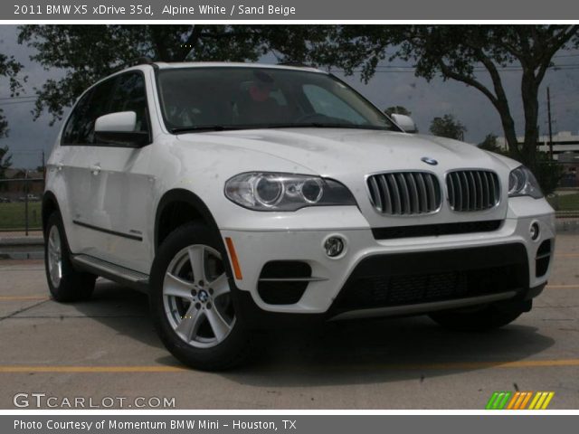2011 BMW X5 xDrive 35d in Alpine White
