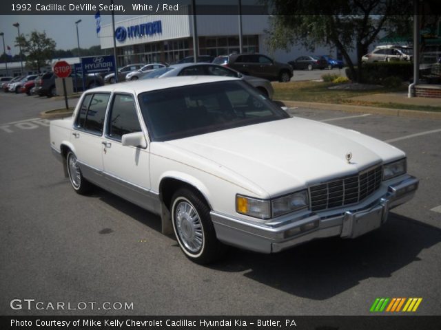 1992 Cadillac DeVille Sedan in White