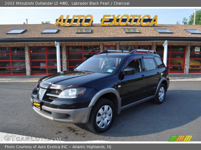 2003 Mitsubishi Outlander LS 4WD in Labrador Black Pearl
