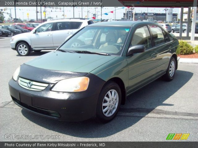 2003 Honda Civic LX Sedan in Galapagos Green