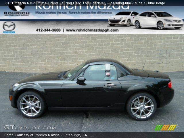 2011 Mazda MX-5 Miata Grand Touring Hard Top Roadster in Sparkling Black Mica