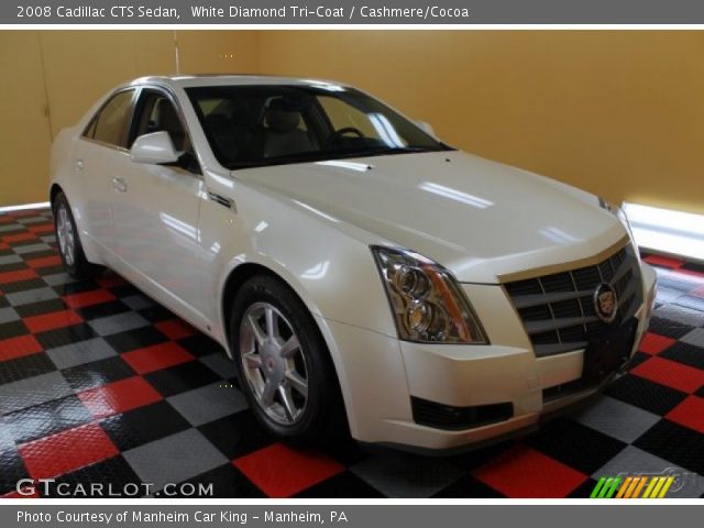 2008 Cadillac CTS Sedan in White Diamond Tri-Coat