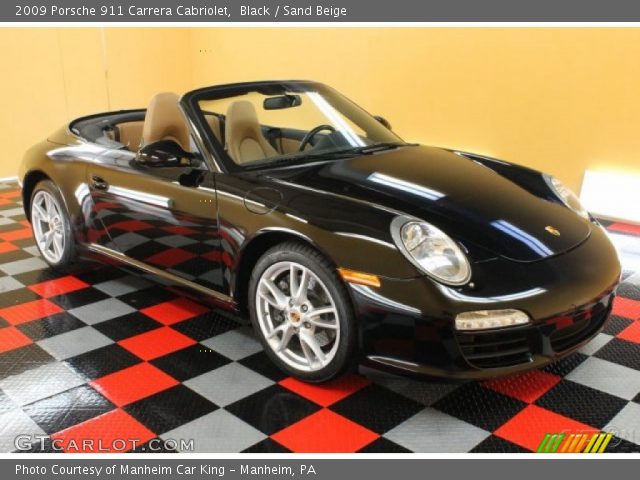 2009 Porsche 911 Carrera Cabriolet in Black