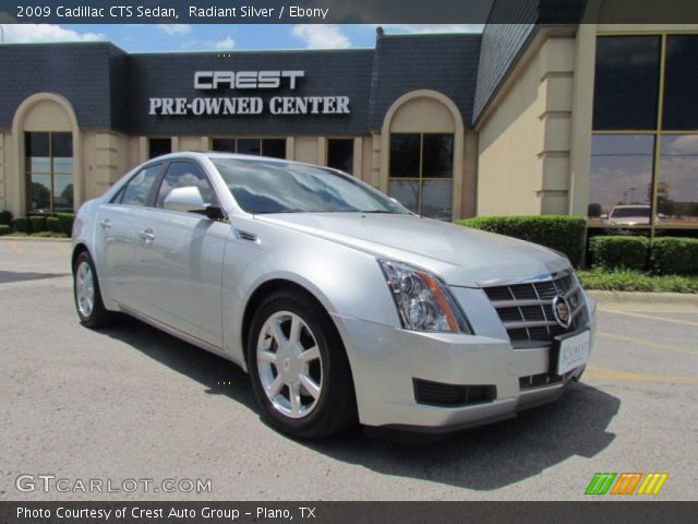 2009 Cadillac CTS Sedan in Radiant Silver