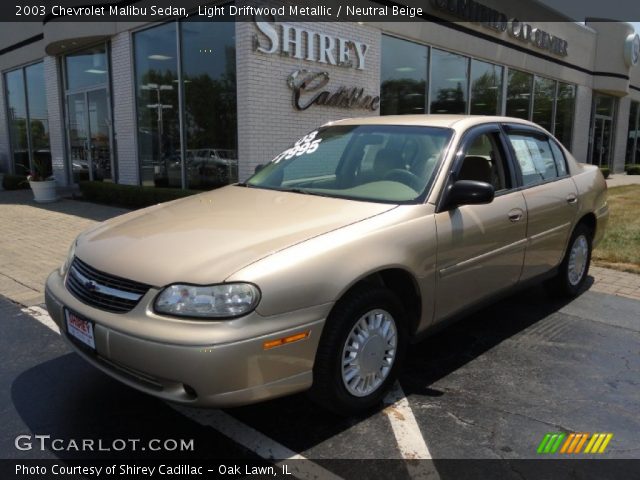 2003 Chevrolet Malibu Sedan in Light Driftwood Metallic