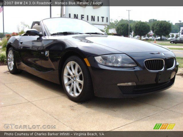 2007 BMW Z4 3.0i Roadster in Monaco Blue Metallic