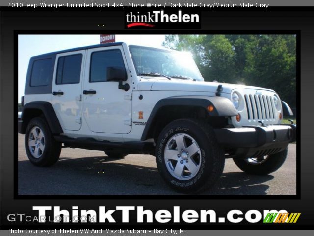 2010 Jeep Wrangler Unlimited Sport 4x4 in Stone White