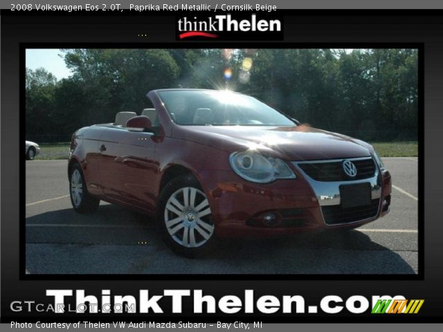2008 Volkswagen Eos 2.0T in Paprika Red Metallic